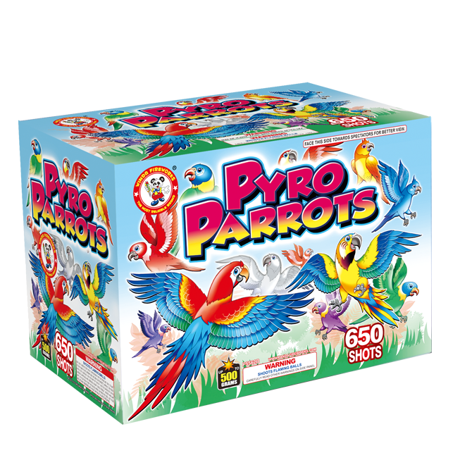 pyro parrots